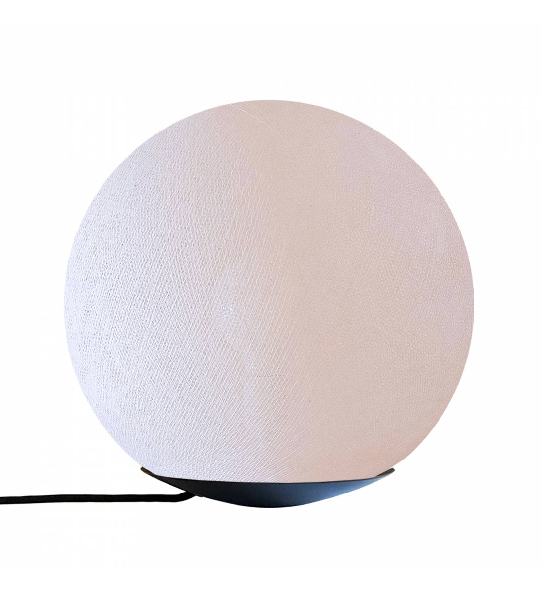 Tango, Magnetic table lamp with globe sugared almond 25cm - Table lamp - La Case de Cousin Paul