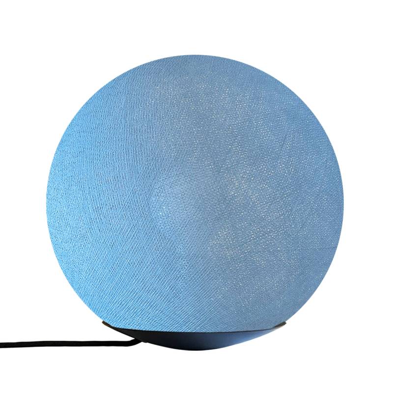 Tango, Magnetic table lamp with globe denim 25cm - Table lamp - La Case de Cousin Paul