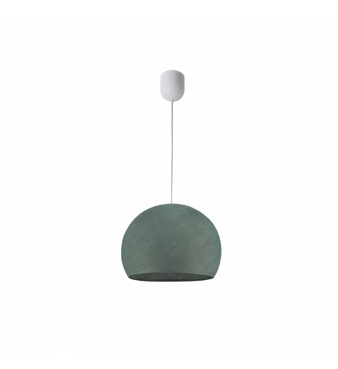 Simple green grey S cupola - Single Pendant lamp - La Case de Cousin Paul