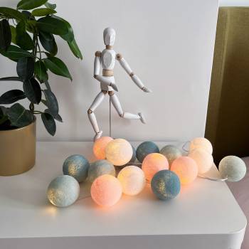 Nymphéas - LED string lights in gift boxes - La Case de Cousin Paul