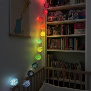 Rainbow - LED string lights in gift boxes - La Case de Cousin Paul