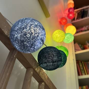 Rainbow - LED string lights in gift boxes - La Case de Cousin Paul