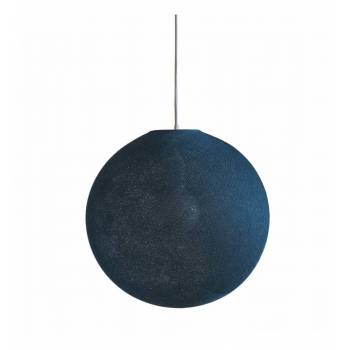 Globe Light XL Bleu Paon Ø 50cm - Reconditionné - Les reconditionnés - La Case de Cousin Paul
