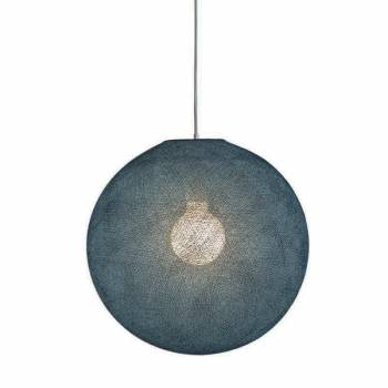 Globe Light XL Petrol Blue Ø 50cm - Refurbished - Refurbished - La Case de Cousin Paul