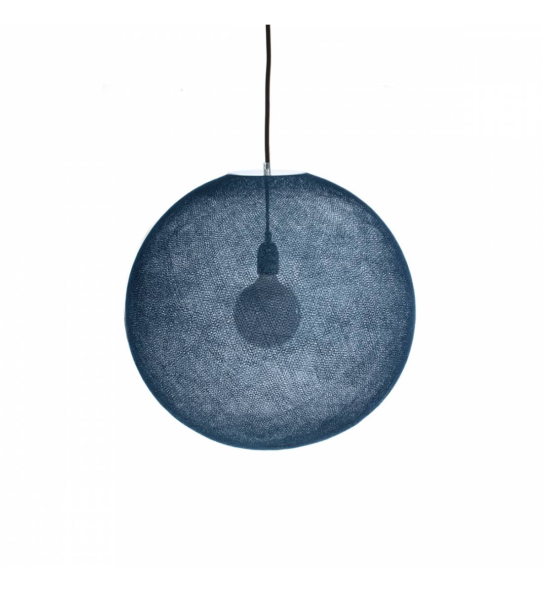 Globe Light XL Bleu Petrole Ø 50cm - Reconditionné - Les reconditionnés - La Case de Cousin Paul