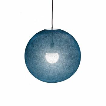 Globe Light XL Petrol Blue Ø 50cm - Refurbished - Refurbished - La Case de Cousin Paul