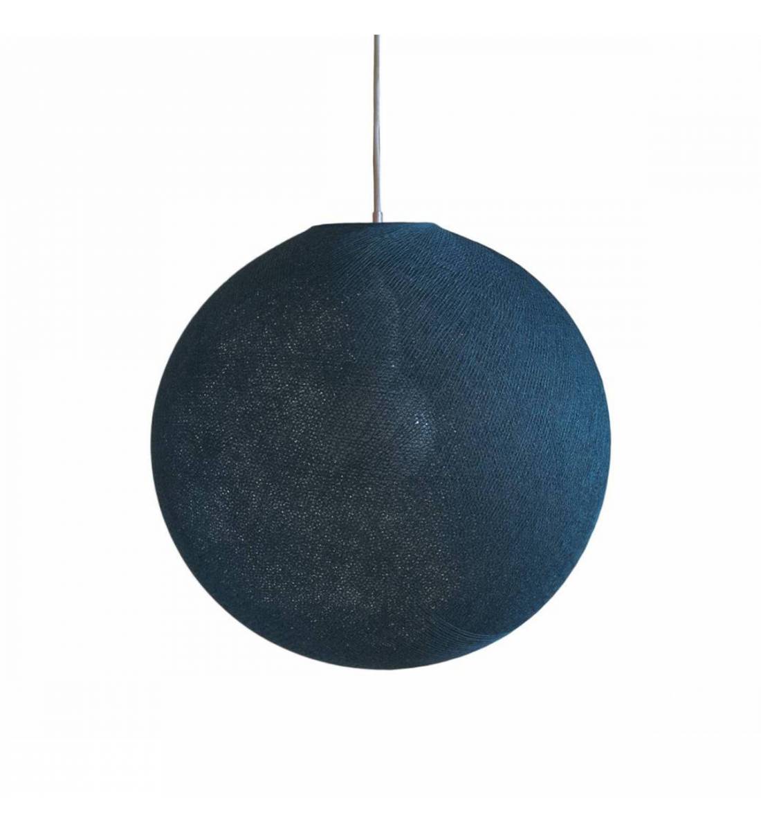 Ballampen Light XXL Pauw Blauw Ø 67cm - Gerenoveerd - Gerenoveerd - La Case de Cousin Paul