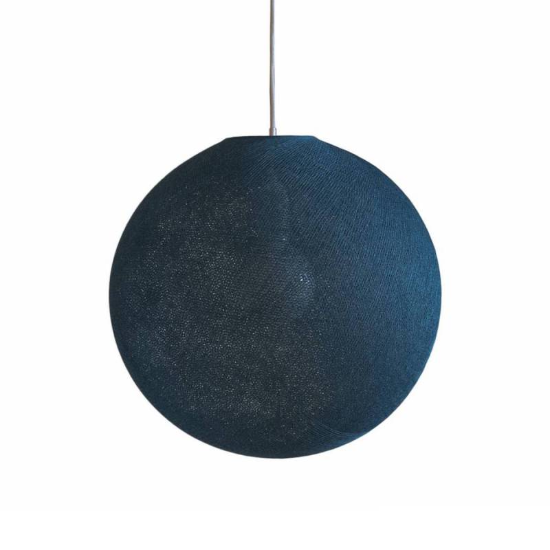 Ballampen Light XXL Pauw Blauw Ø 67cm - Gerenoveerd - Gerenoveerd - La Case de Cousin Paul