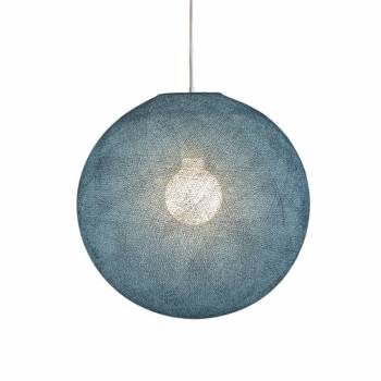 Globe Light XXL Bleu Paon Ø 67cm - Reconditionné - Les reconditionnés - La Case de Cousin Paul