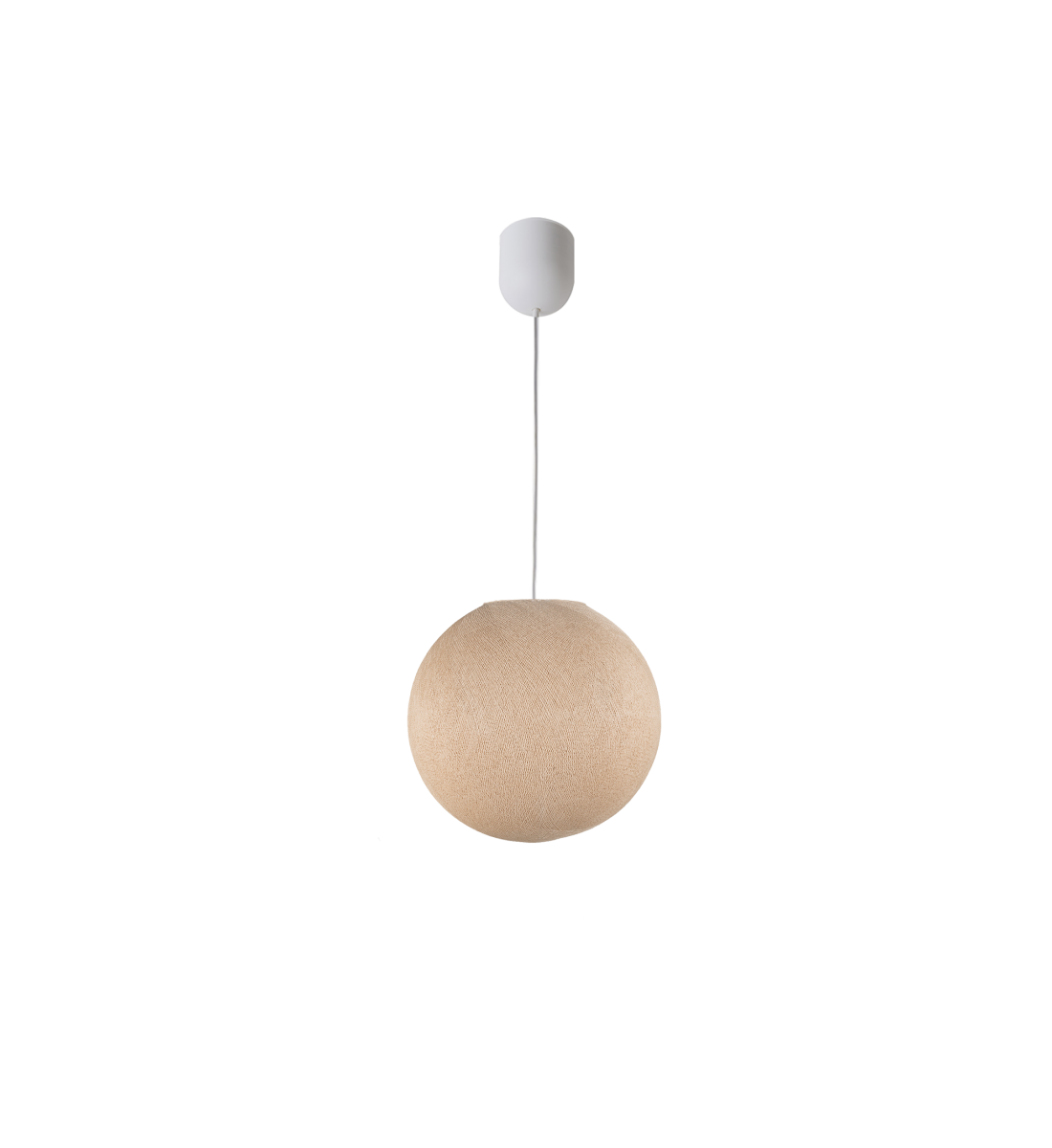 Simple sand S ball - Single Pendant lamp - La Case de Cousin Paul