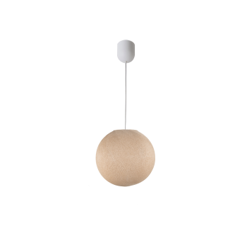 Simple sand S ball - Single Pendant lamp - La Case de Cousin Paul