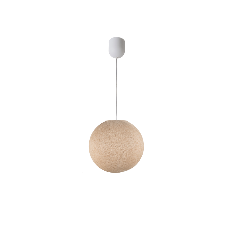 Simple sand S ball - Single Pendant lamp - La Case de Cousin Paul