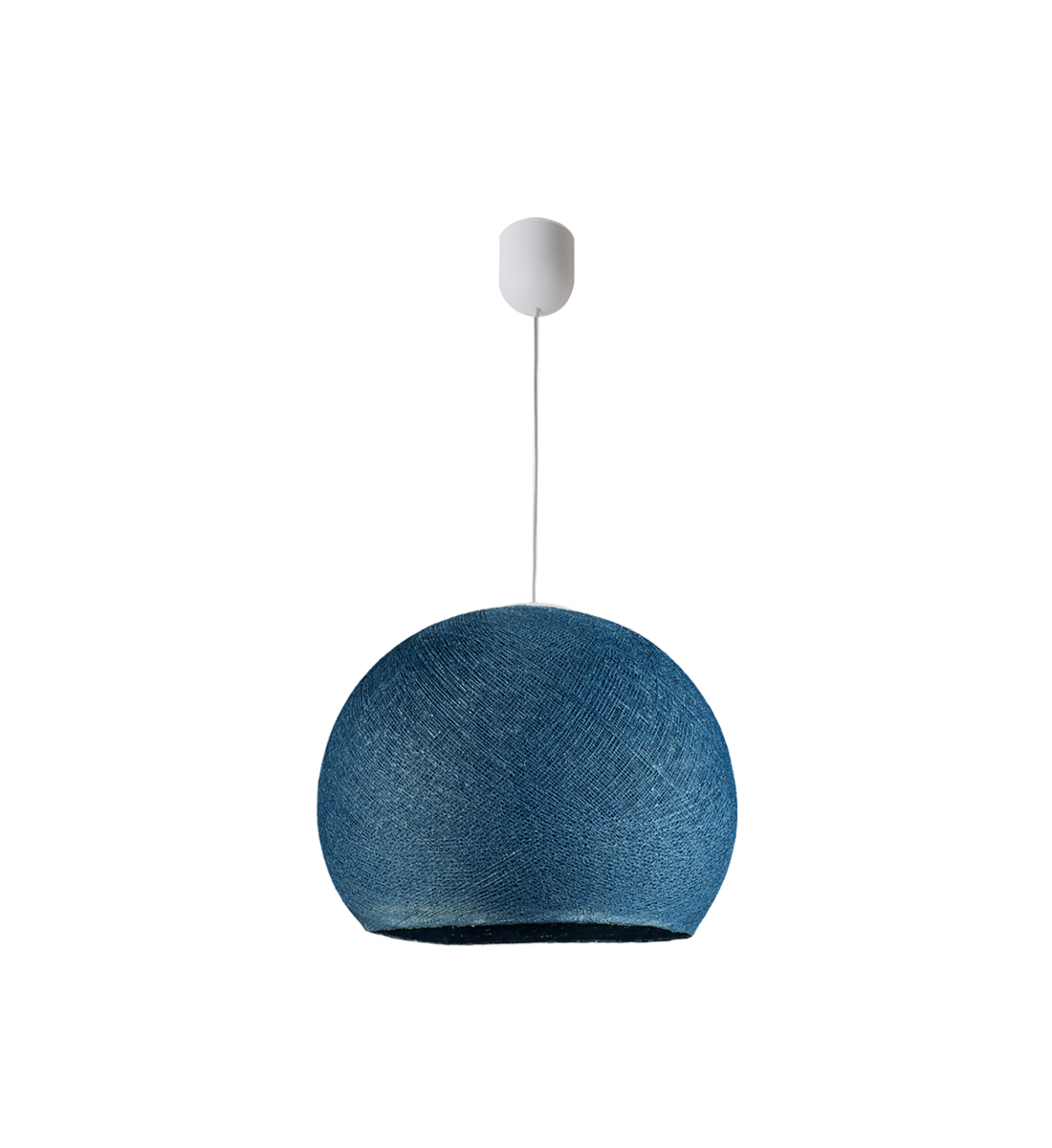 Simple duck blue L cupola - Single Pendant lamp - La Case de Cousin Paul