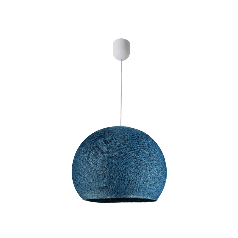 Simple duck blue L cupola - Single Pendant lamp - La Case de Cousin Paul