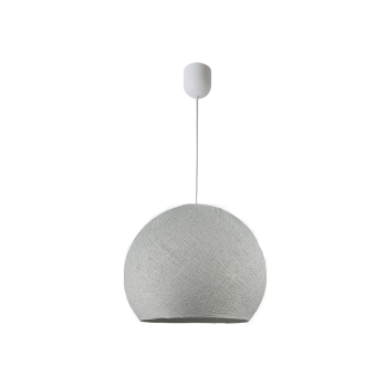 Suspensión simple cúpula L gris perla - Suspensión simple - La Case de Cousin Paul