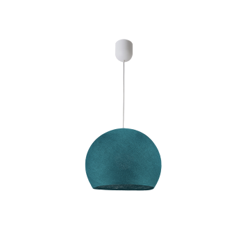 Simple pack peacock blue M cupola - Single Pendant lamp - La Case de Cousin Paul
