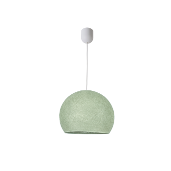 Einfache Aufhängung Kuppel lindgrün - Hängelampe einstrahlig - La Case de Cousin Paul