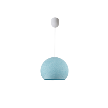Simple sky blue S cupola - Single Pendant lamp - La Case de Cousin Paul