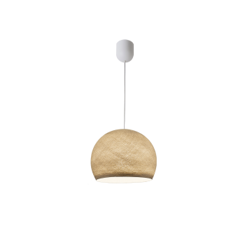 Simple sand S cupola - Single Pendant lamp - La Case de Cousin Paul