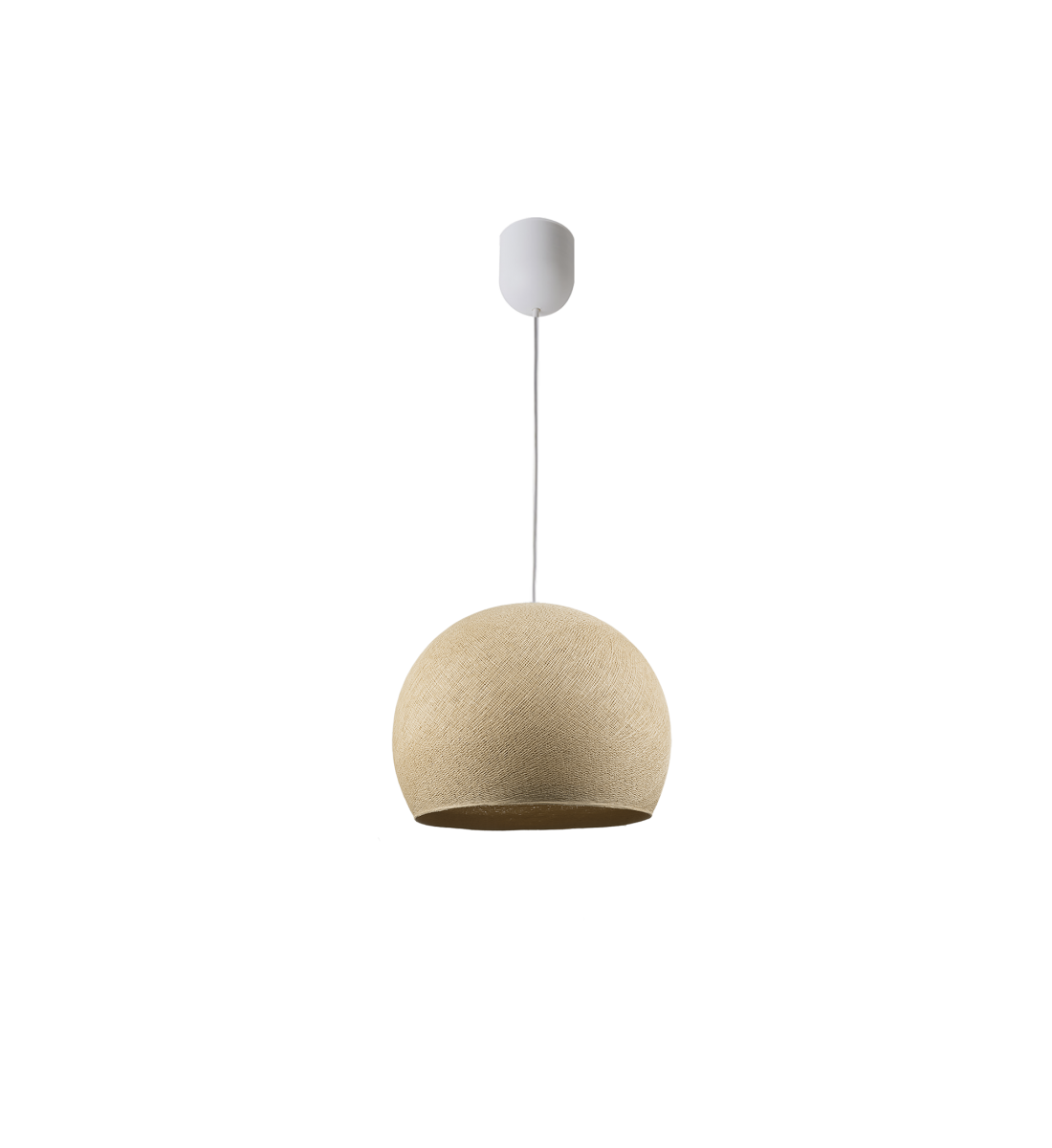 Simple sand S cupola - Single Pendant lamp - La Case de Cousin Paul