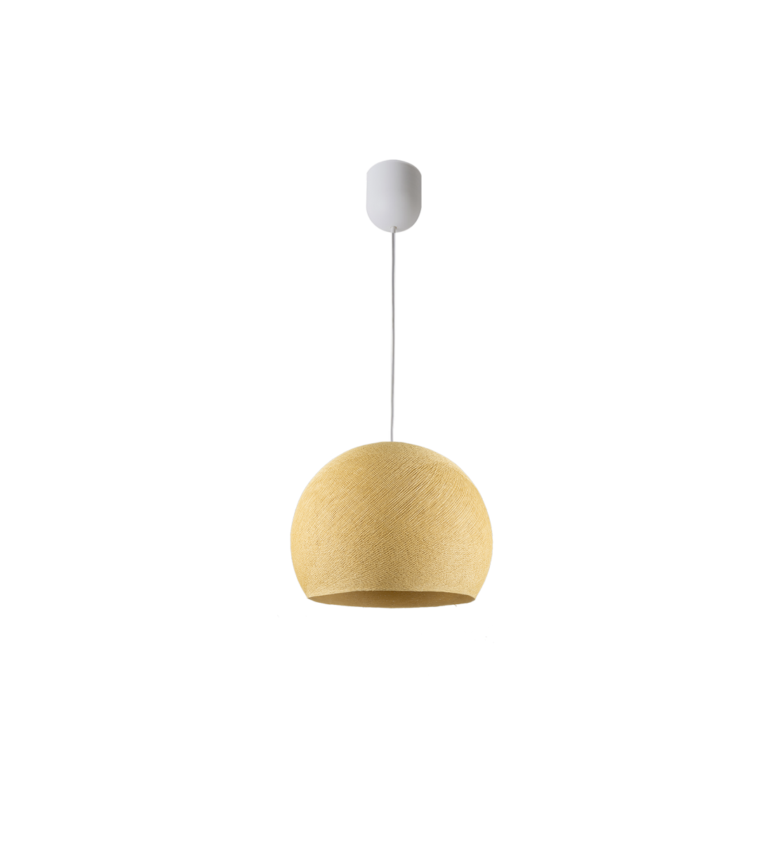 Simple mustard L cupola - Single Pendant lamp - La Case de Cousin Paul