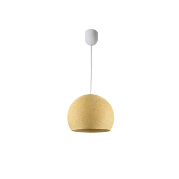 Simple mustard L cupola - Single Pendant lamp - La Case de Cousin Paul