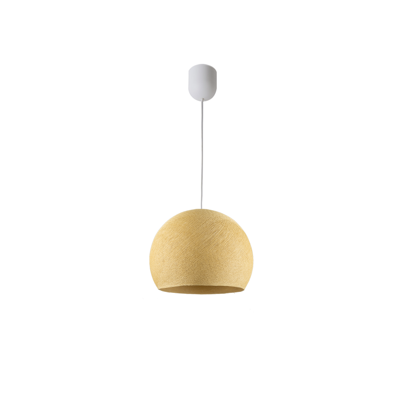 Simple mustard L cupola - Single Pendant lamp - La Case de Cousin Paul