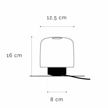 Lámpara de mesa Madison ecru - Lámpara de mesa - La Case de Cousin Paul