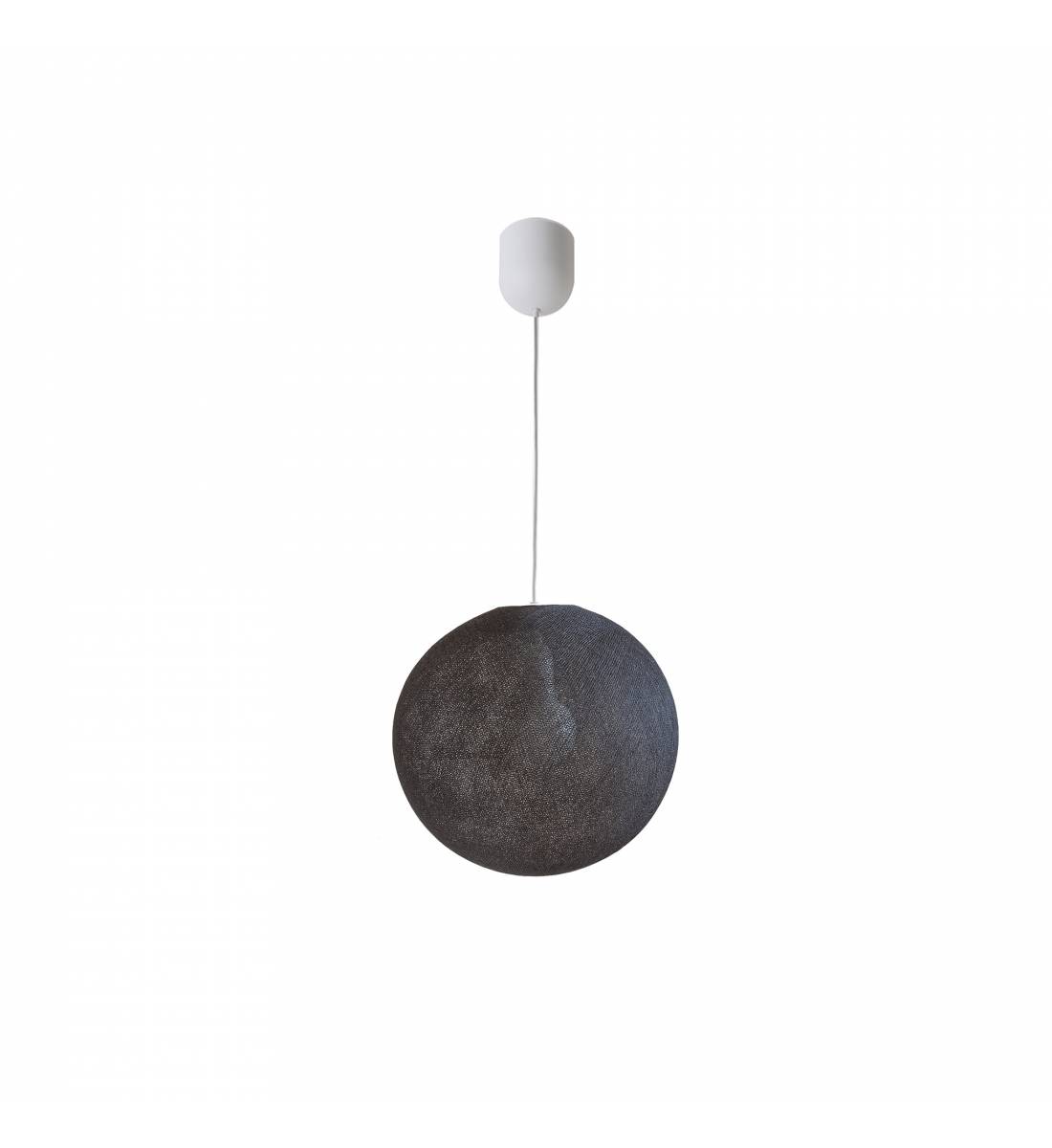 Globe Light Pendant ø30cm Anthracite Grey - Single Pendant lamp - La Case de Cousin Paul