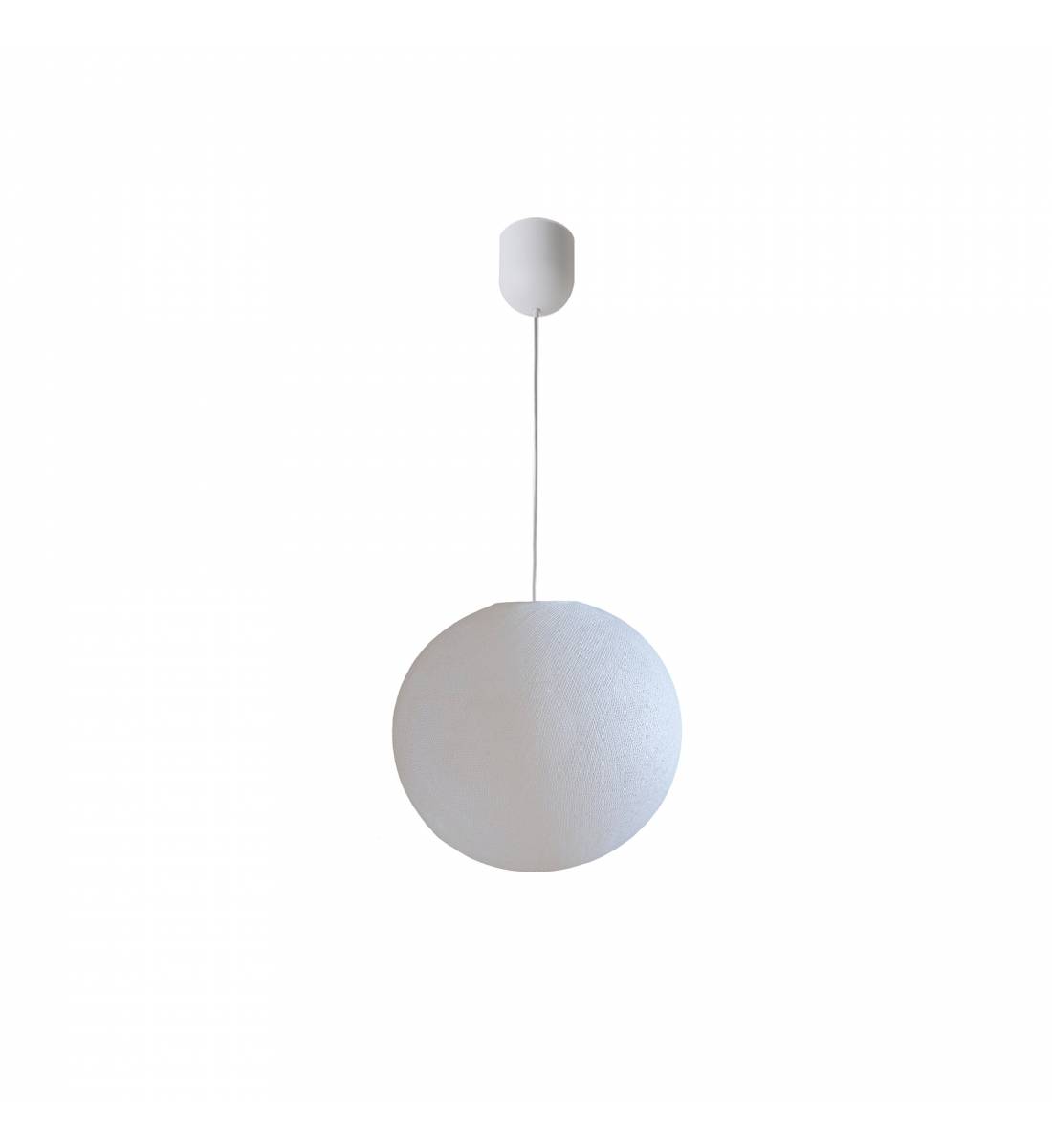 Globe Light Pendant ø30cm White - Single Pendant lamp - La Case de Cousin Paul