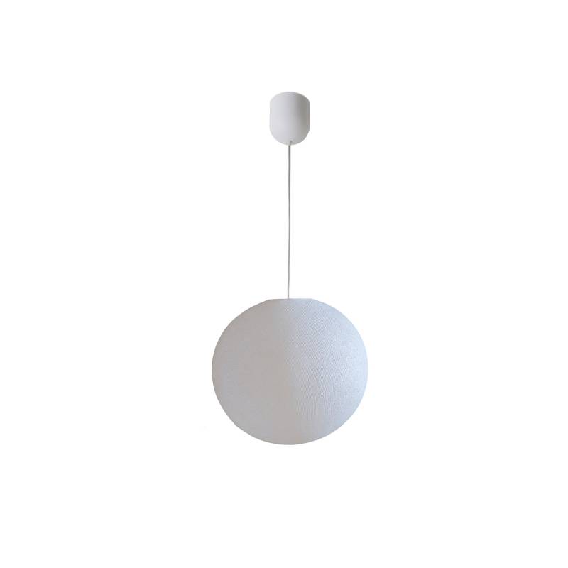 Globe Light Pendant ø30cm White - Single Pendant lamp - La Case de Cousin Paul