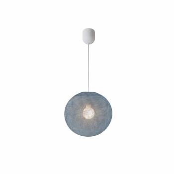 Globe Light Pendant ø30cm Denim - Single Pendant lamp - La Case de Cousin Paul