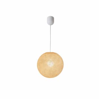 Globe Light Hanglamp ø30cm Linnen - Enkelvoudig ophangsysteem - La Case de Cousin Paul