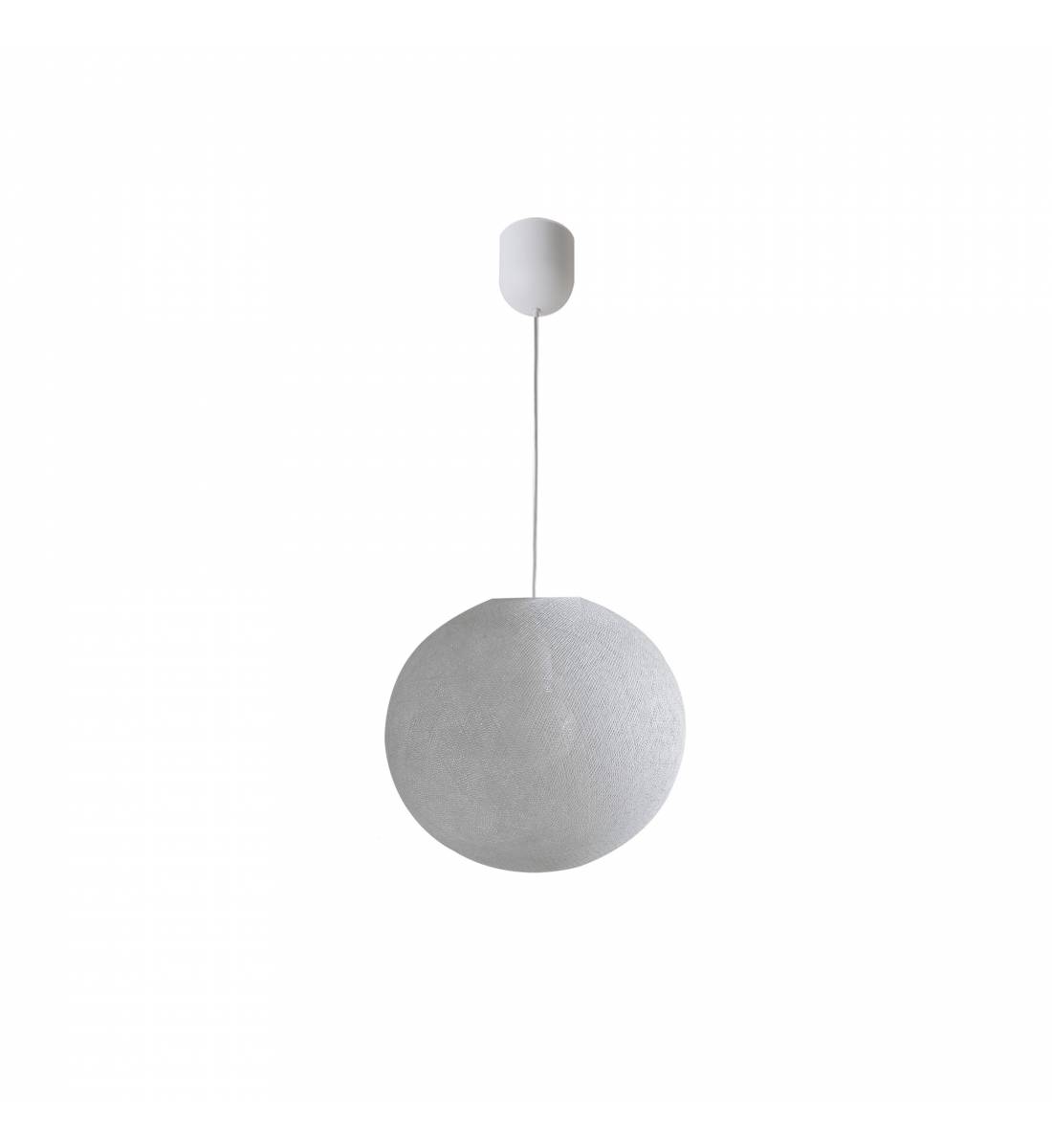 Globe Light Hanglamp ø30cm Parelgrijs - Enkelvoudig ophangsysteem - La Case de Cousin Paul