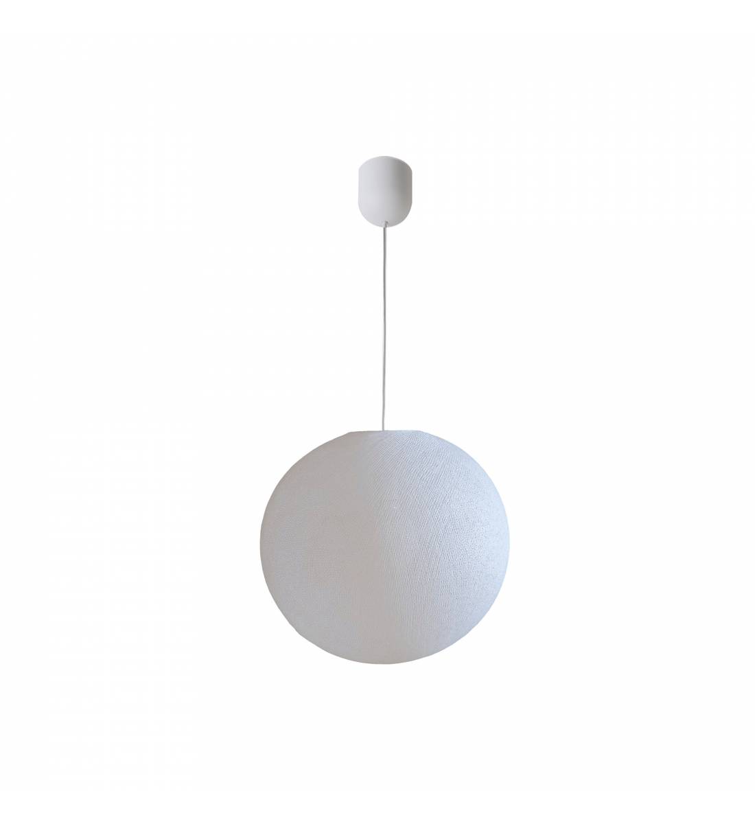 Globe Light Pendant ø36cm White - Single Pendant lamp - La Case de Cousin Paul