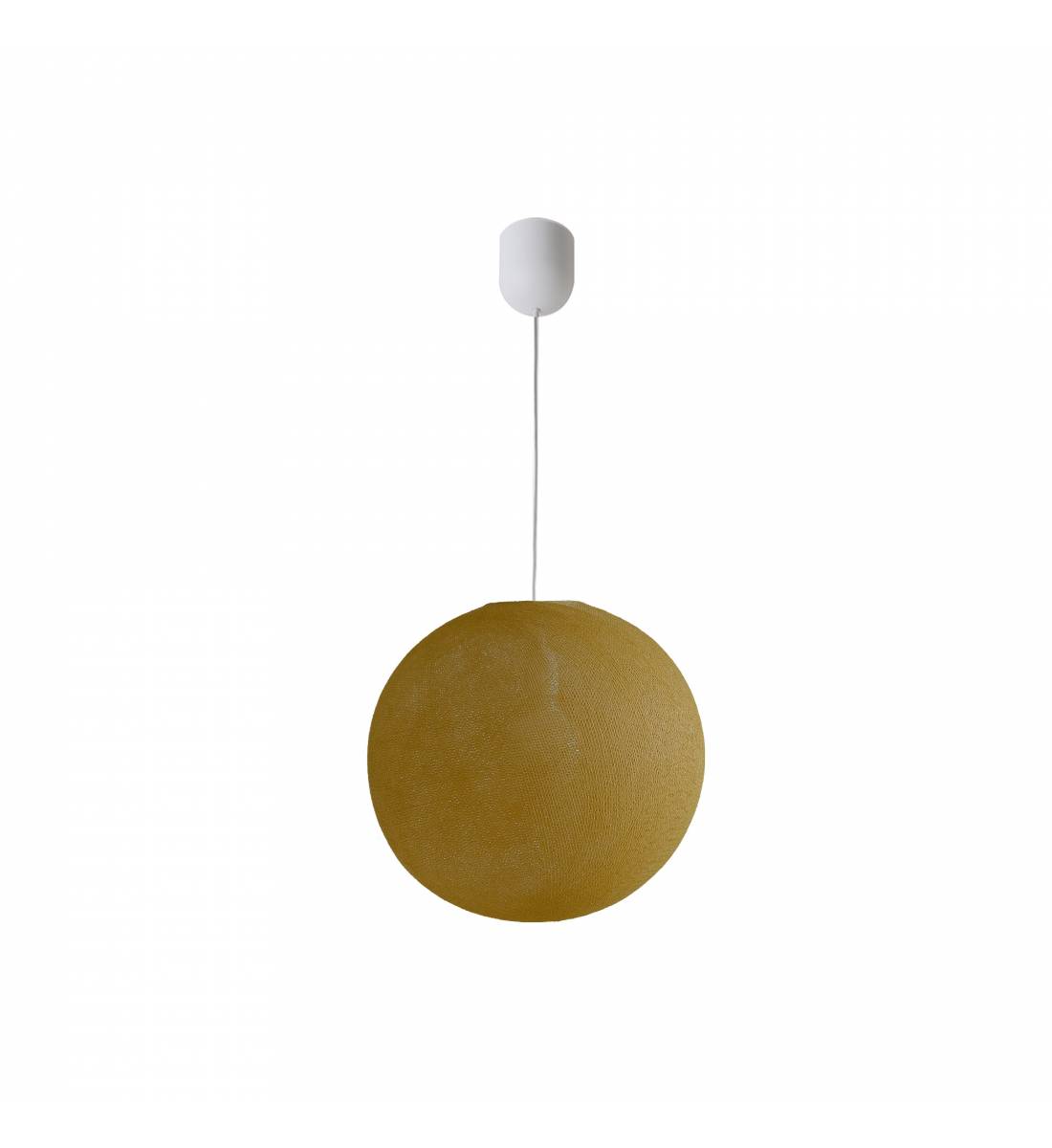 Suspension globe Light ø36cm moutarde - Suspension simple - La Case de Cousin Paul