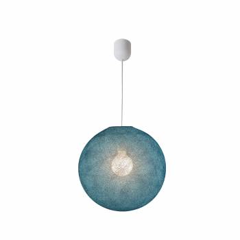 Globe Light Hanglamp ø42cm Pauw blauw - Enkelvoudig ophangsysteem - La Case de Cousin Paul