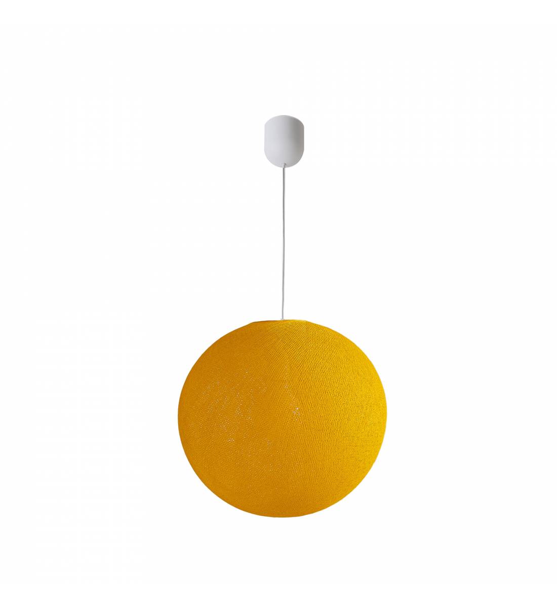 Globe Light Hanglamp ø42cm curry - Enkelvoudig ophangsysteem - La Case de Cousin Paul