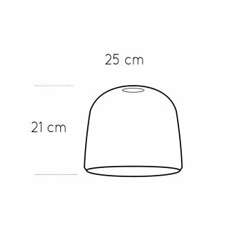 Cloche white - Lampshades cloche - La Case de Cousin Paul