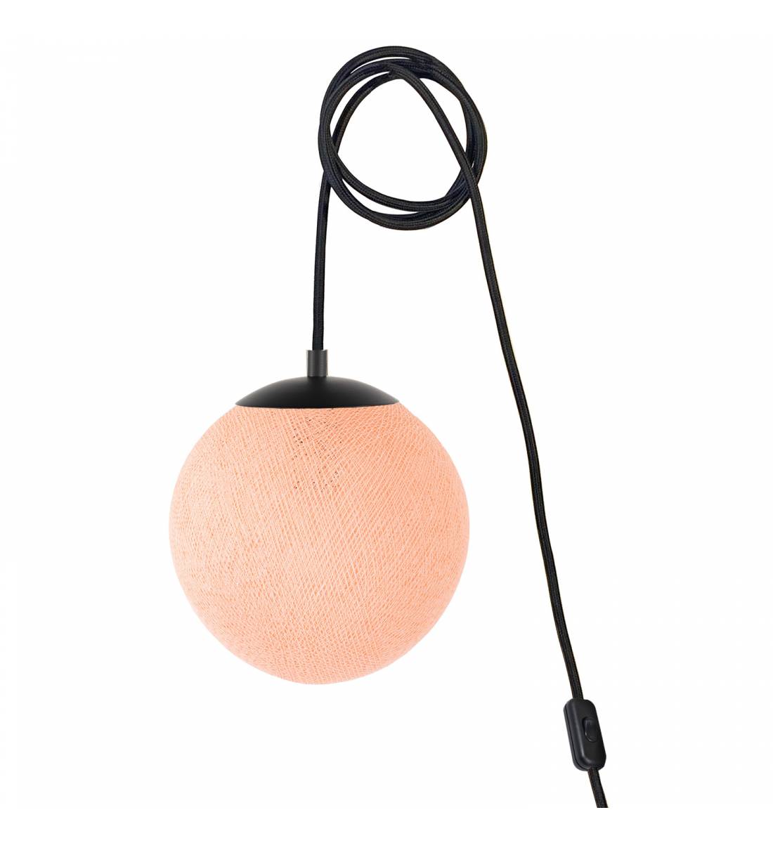 Mobile light APAPA - Blush - socket side switch - Apapa Pendant lamp - La Case de Cousin Paul