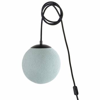 Mobile light APAPA - Azure - socket side switch - Apapa Pendant lamp - La Case de Cousin Paul