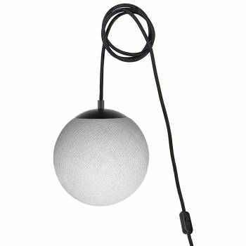 Mobile light APAPA - White - socket side switch - Apapa Pendant lamp - La Case de Cousin Paul