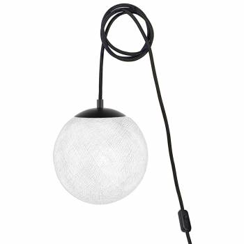 Mobile light APAPA - White - socket side switch - Apapa Pendant lamp - La Case de Cousin Paul