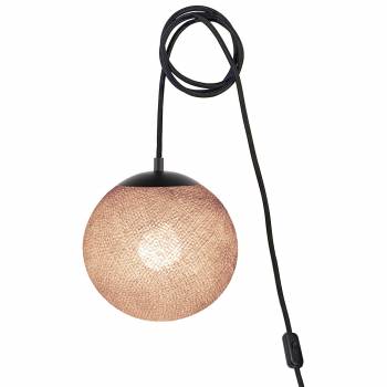 Mobile light APAPA - Nude - socket side switch - Apapa Pendant lamp - La Case de Cousin Paul