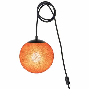 Mobile light APAPA - Orange fifty - socket side switch - Mobile Light fixture - La Case de Cousin Paul