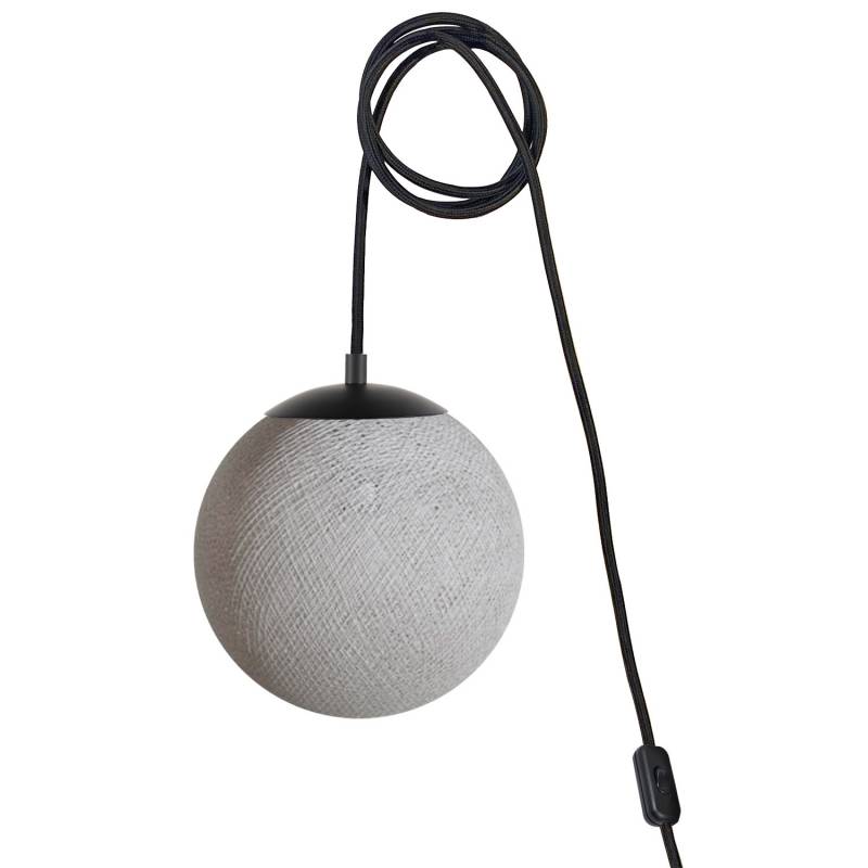 Mobile light APAPA - Pearl grey - socket side switch - Mobile Light fixture - La Case de Cousin Paul