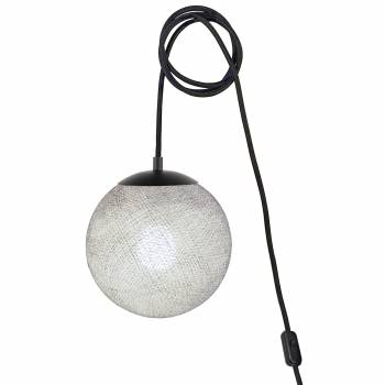 Mobile light APAPA - Pearl grey - socket side switch - Mobile Light fixture - La Case de Cousin Paul