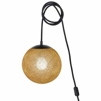 Mobile light APAPA - Tobacco - socket side switch - Apapa Pendant lamp - La Case de Cousin Paul