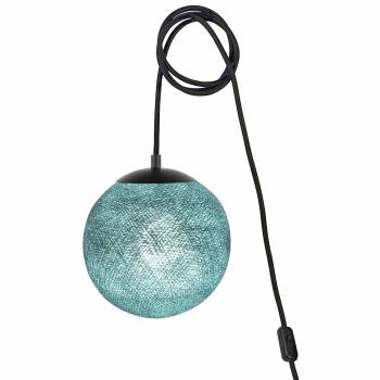 Mobile light APAPA - green grey - socket side switch - Apapa Pendant lamp - La Case de Cousin Paul