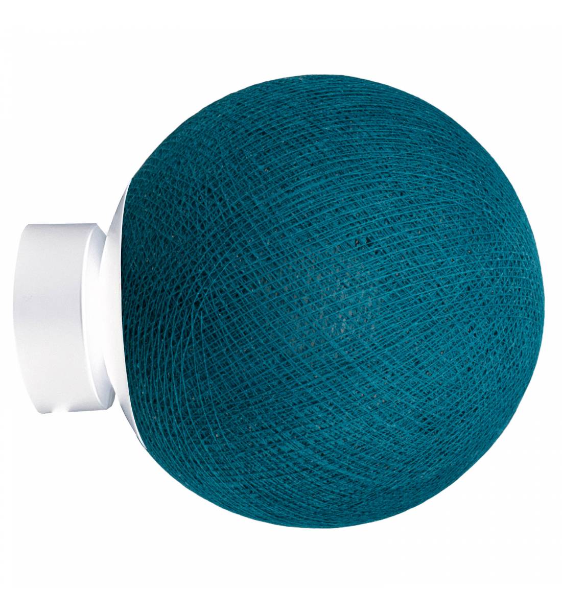 White Wall Light Apapa - Peacock Blue - Wall light - La Case de Cousin Paul